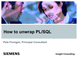 How to unwrap PL/SQL