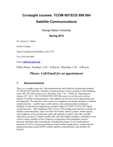 Digital Communications - TCOM 551 and ECE 463