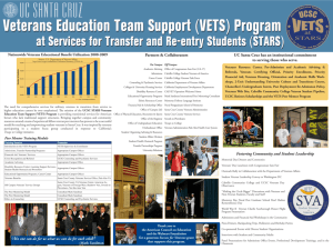 VETS Poster - Toolkit for Veteran Friendly Institutions