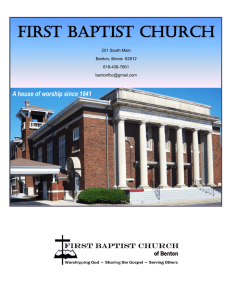 Church Profile - First Baptist Church of Benton