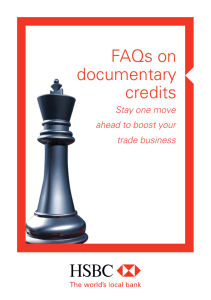 FAQs on documentary credits