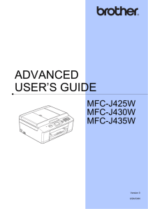 advanced user's guide