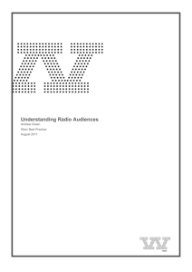 Understanding Radio Audiences