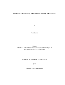 Variations in coffee processing and their impact on quality and