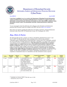 CyberNotes - The Information Warfare Site
