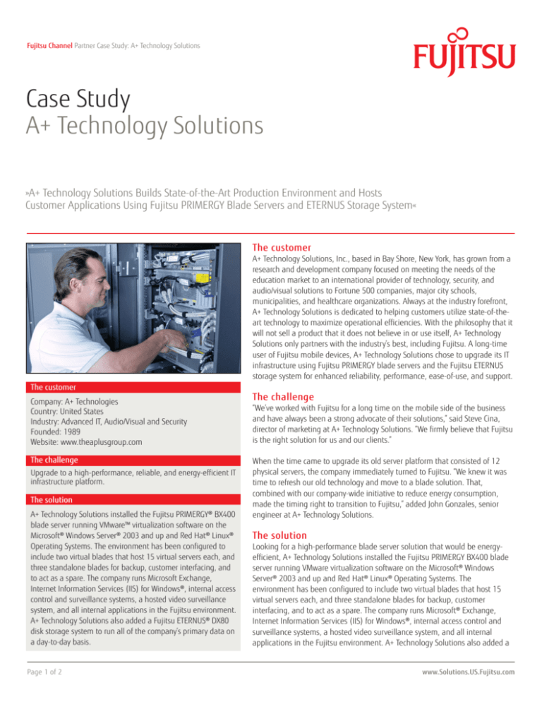 case study related to technology