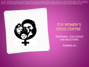 Fiji women's crisis centre