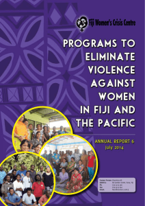 Fiji Women's Crisis Centre - Department of Foreign Affairs and Trade