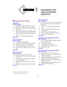 5 MEASURING GDP AND ECONOMIC GROWTH*