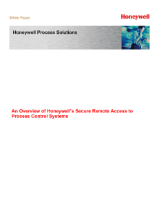 Secure Remote Access to Process Control Systems