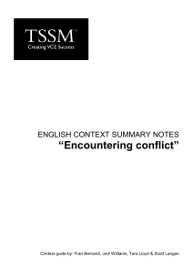Encountering conflict