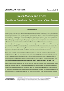 News, Money and Prices