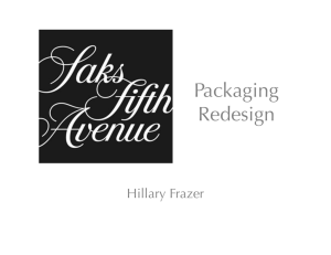 Marketing Final: Saks Fifth Avenue