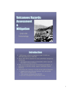 Volcanic Hazard Assessment