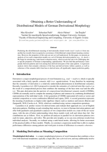 Obtaining a Better Understanding of Distributional Models of