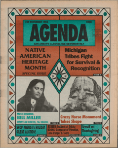 NATIVE AMERICAN HERITAGE MONTH Michigan Tribes Fight for