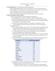 AP Microeconomics – Chapter 15 Outline I. Learning Objectives – In