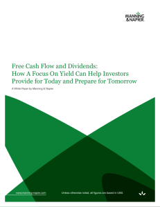 Free Cash Flow and Dividends