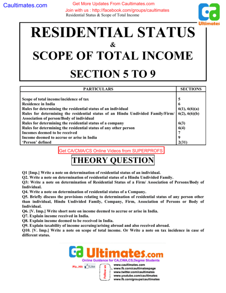 What Is Residential Status Uk