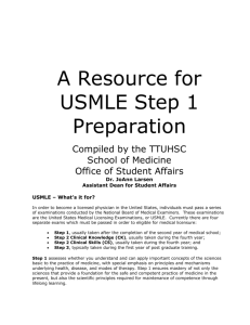 USMLE – What's it for