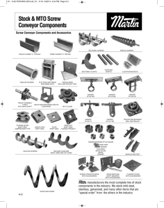Stock & MTO Screw Conveyor Components