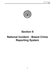 Section 6 National Incident - Based Crime Reporting System