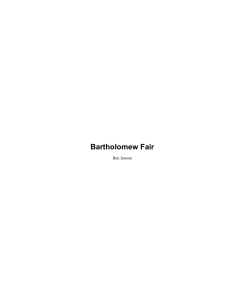 Bartholomew Fair - Encyclopaedia.com