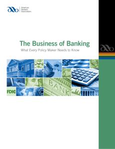 The Business of Banking