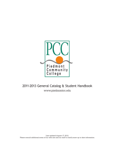 2011-2013 General Catalog & Student Handbook