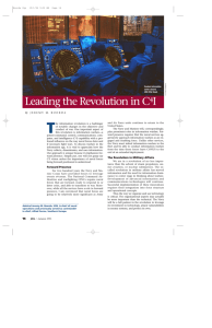 Leading the Revolution in C4I