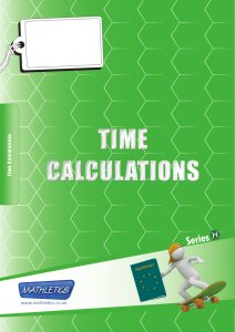 time calculations