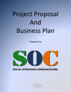 l Project Proposal And Project Proposal And Business Plan And
