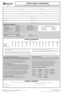 enrollment agreement