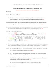 draft released frq answers ap chemistry 2014