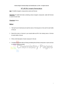 Simple acid base titration - Adrian Dingle's Chemistry Pages