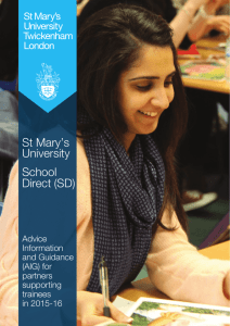 School Direct AIG Brochure 2015/16