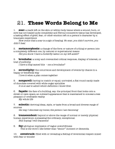 21 These Words Belong to Me - MsEffie's LifeSavers for Teachers
