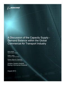 Capacity Supply-Demand Balance