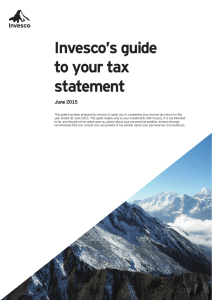 Invesco's guide to your tax statement