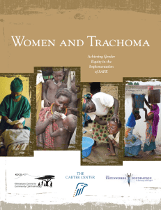 Women and Trachoma - The Carter Center