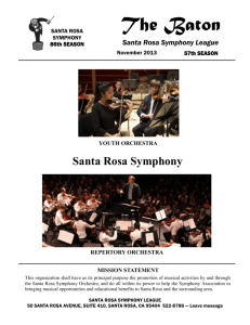 The Baton - Santa Rosa Symphony League