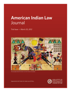 American Indian Law Journal - Seattle University School of Law