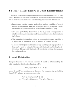 8. Theory of Joint Distributions