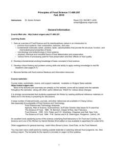 Principles of Food Science - Department of Food Science