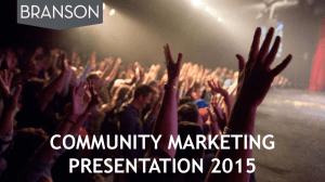 2015 Branson Community Marketing