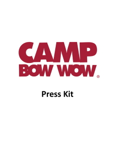 Camp Bow Wow e-Press Kit