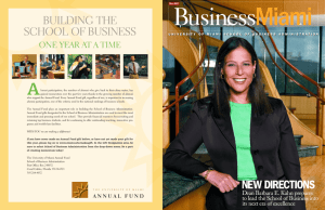 7757 Cover 1 - University of Miami School of Business