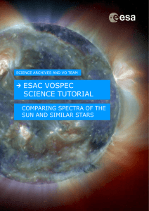 ESAC VOSpec Science Tutorial