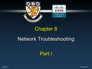 Network Troubleshooting, Part 1