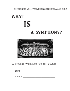 a symphony? - Pioneer Valley Symphony